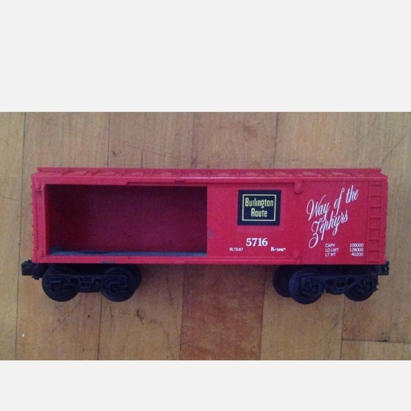 K-Line Electric Trains Burlington Auto Car K-5716 Burlington Route BLT6 87 - Picture 7 of 12